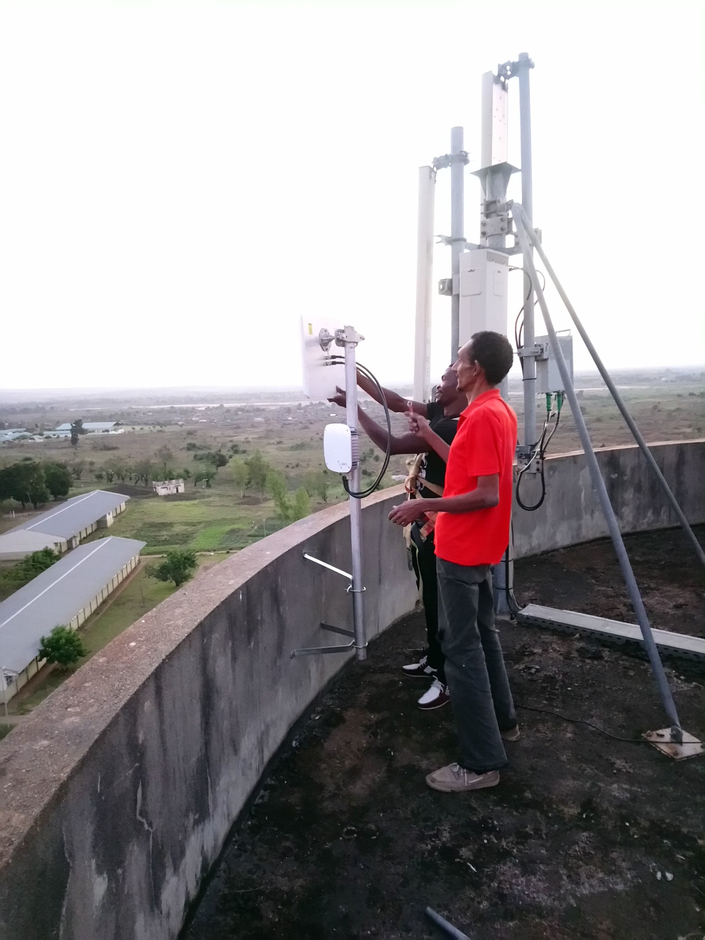 Installed WiBACK hardware in Mozambique