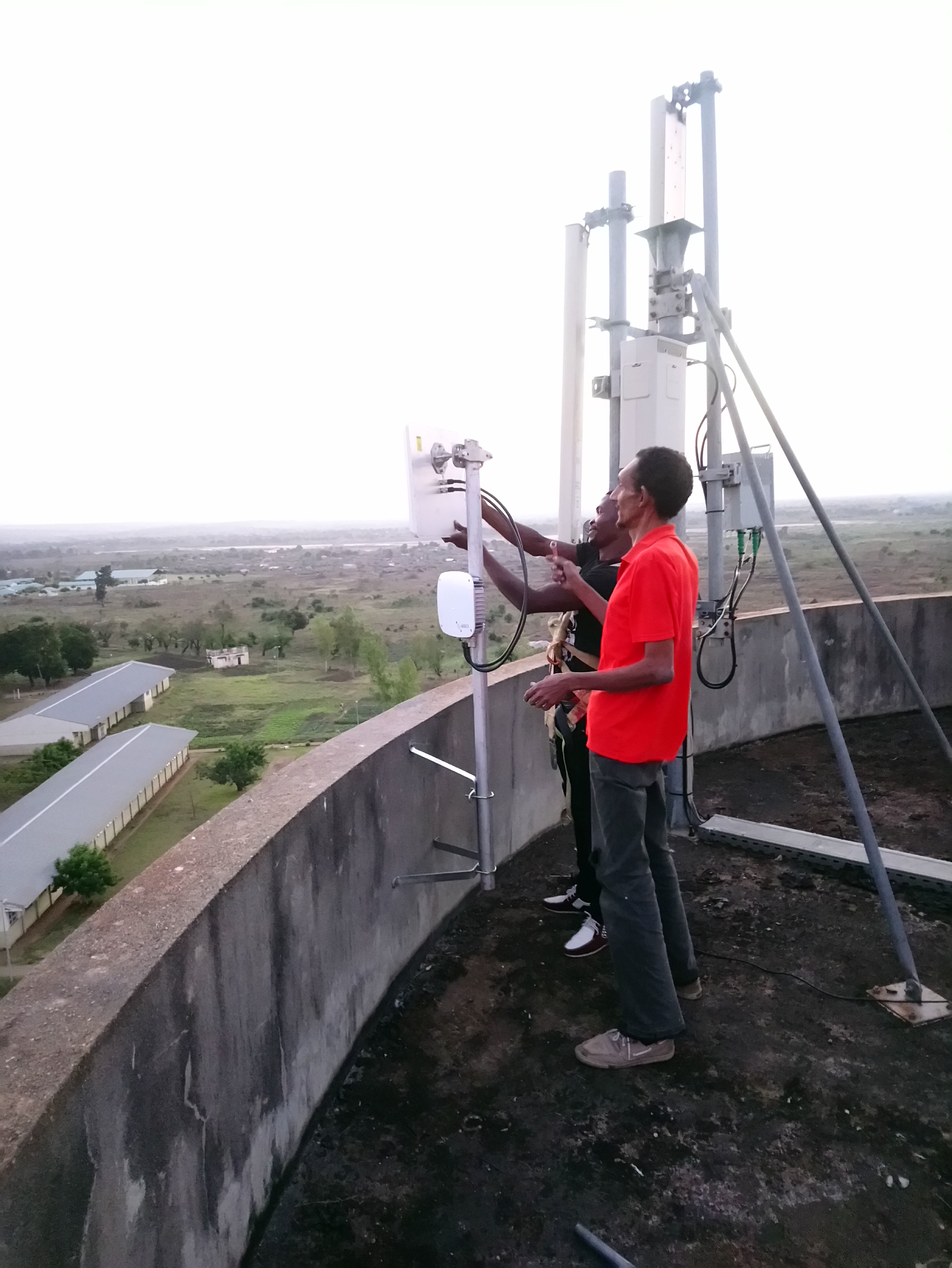 Installed WiBACK hardware in Mozambique